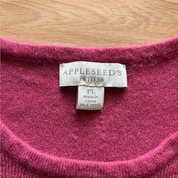 Appleseed's Raspberry Knit Top - Picture 2 of 4